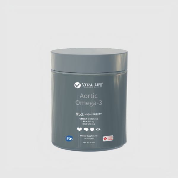 Aortic Omega-3 95% Purity Fish Oil Softgels