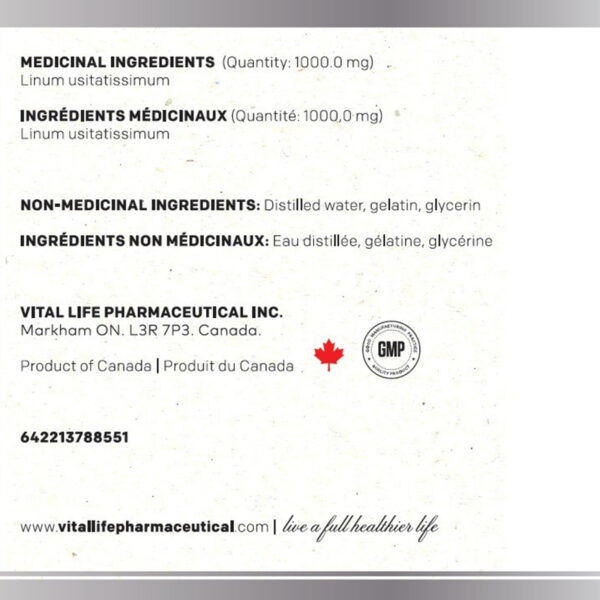 Flaxseed Oil Softgel - Image 4