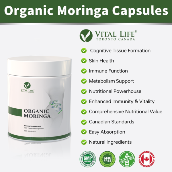 Organic Moringa Capsules - Image 3